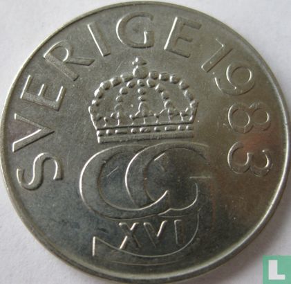 Zweden 5 kronor 1983 - Afbeelding 1