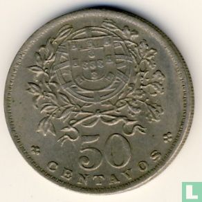 Portugal 50 Centavo 1959 - Bild 2