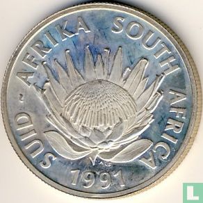 South Africa 1 rand 1991 "Centenary of South African nursing schools" - Image 1