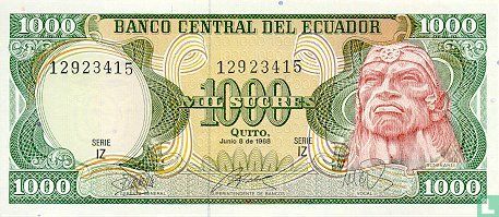Ecuador 1000 Sucres  - Afbeelding 1