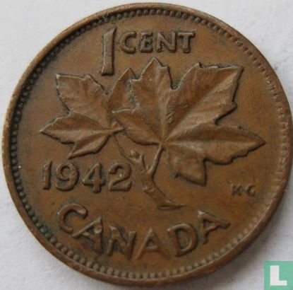 Canada 1 cent 1942 - Image 1