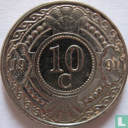 Antilles néerlandaises 10 cent 1991 - Image 1