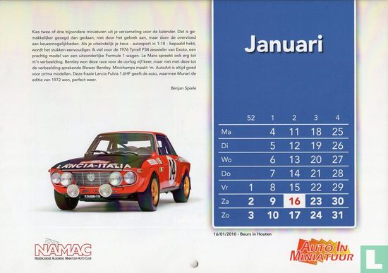 Auto In Miniatuur kalender 2010 - Bild 3