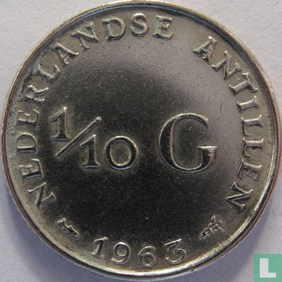 Nederlandse Antillen 1/10 gulden 1963 - Afbeelding 1