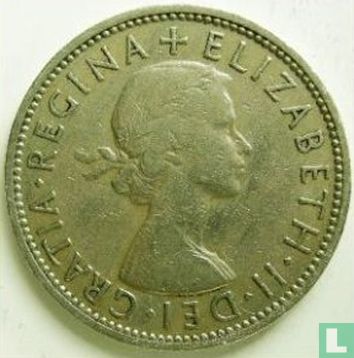 Vereinigtes Königreich 2 Shilling 1957 - Bild 2