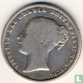 Vereinigtes Königreich 1 Shilling 1860 - Bild 2