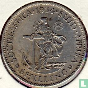 Afrique du Sud 1 shilling 1934 - Image 1