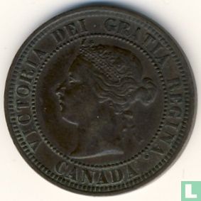 Canada 1 cent 1876 - Image 2
