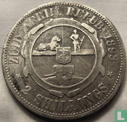 South Africa 2 shillings 1893 - Image 1