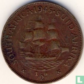 Afrique du Sud ½ penny 1945 - Image 1