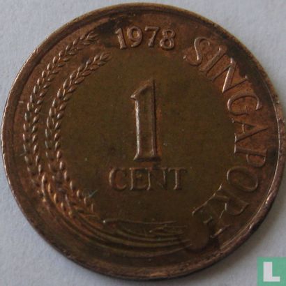 Singapore 1 cent 1978 - Afbeelding 1