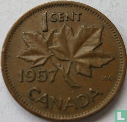 Canada 1 cent 1957 - Afbeelding 1