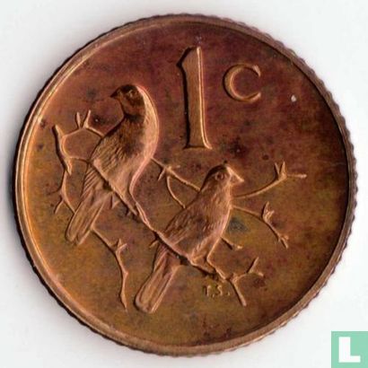 Afrique du Sud 1 cent 1985 - Image 2
