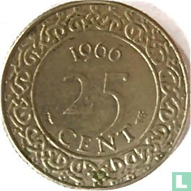 Suriname 25 cents 1966 - Afbeelding 1