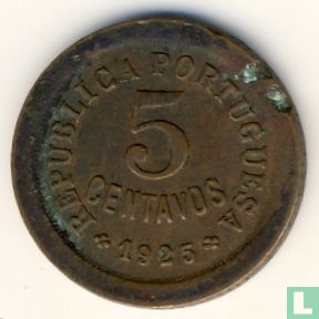 Portugal 5 centavos 1925 - Image 1
