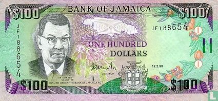 Jamaica 100 Dollars 2002 - Afbeelding 1