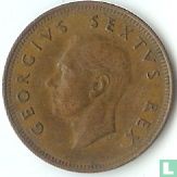South Africa ¼ penny 1948 - Image 2