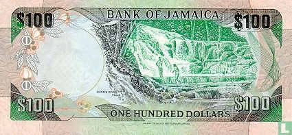 Jamaika 100 Dollars 2002 - Bild 2