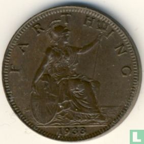 Verenigd Koninkrijk 1 farthing 1933 - Afbeelding 1