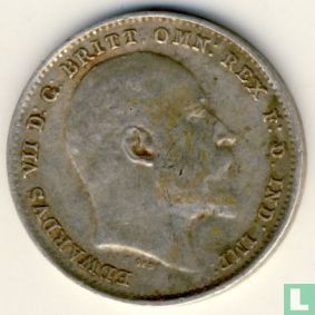 Verenigd Koninkrijk 3 pence 1902 - Afbeelding 2