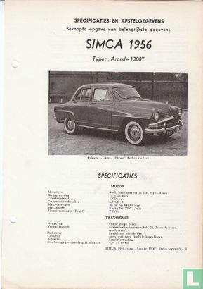 Simca 1956 - Afbeelding 1
