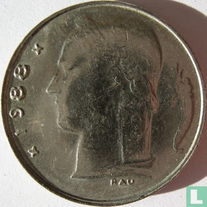 België 1 franc 1988 (FRA) - Afbeelding 1