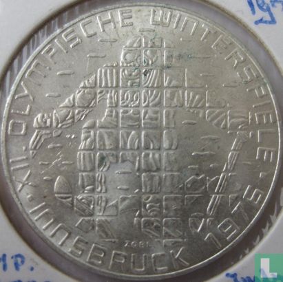 Austria 100 schilling 1975 (shield) "1976 Winter Olympics in Innsbruck - Skier" - Image 1