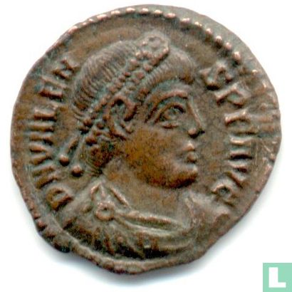 Siscia Empire romain AE3 Kleinfollis de 367-375 empereur Valens - Image 2