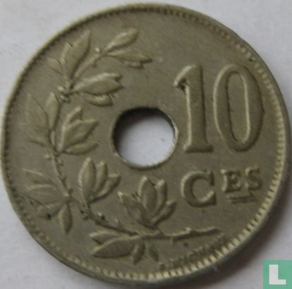 Belgique 10 centimes 1923 - Image 2