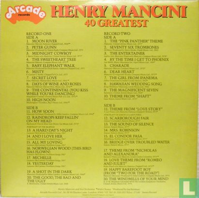 Henry Mancini - 40 Greatest - Bild 2
