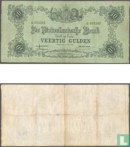 40 guilder Netherlands 1860