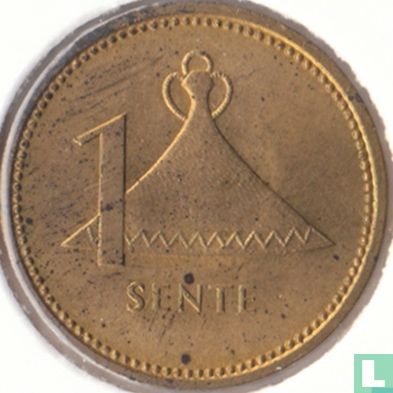Lesotho 1 sente 1979 - Afbeelding 2