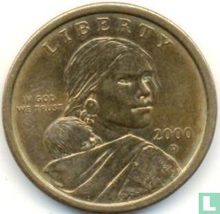United States 1 dollar 2000 (D) - Image 1