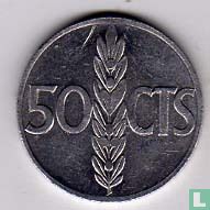 Spain 50 centimos 1966 (1967) - Image 2