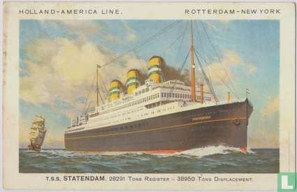 Holland-America Line. T.S.S. Statendam