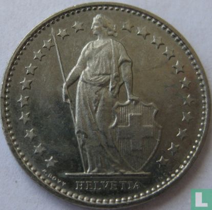 Switzerland ½ franc 1968 (without B) - Image 2