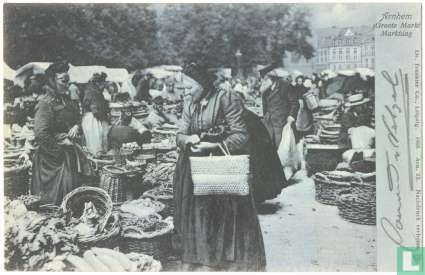 Arnhem - Groote Markt Marktdag