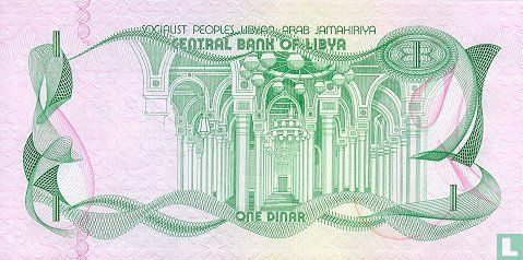 Libyen 1 Dinar - Bild 2