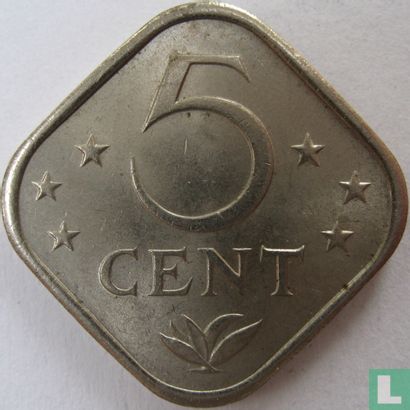 Niederländische Antillen 5 Cent 1971 - Bild 2