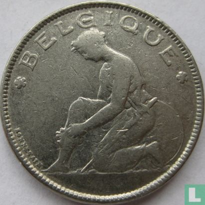 Belgium 2 francs 1923 (FRA - coin alignment) - Image 2