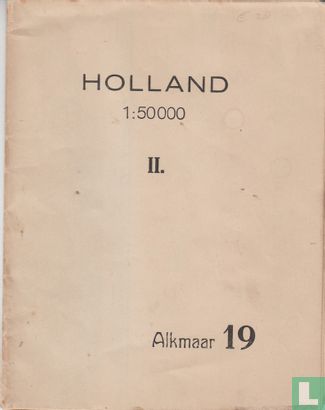Alkmaar; Holland II; Geheime stafkaart   - Afbeelding 1
