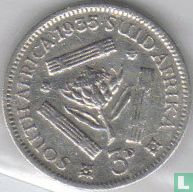Afrique du Sud 3 pence 1935 - Image 1