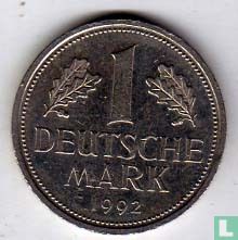 Germany 1 mark 1992 (A) - Image 1