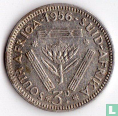 Afrique du Sud 3 pence 1956 - Image 1