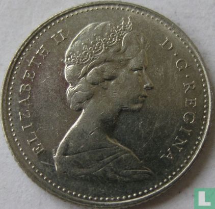 Canada 10 cents 1968 (nikkel - Ottawa) - Afbeelding 2