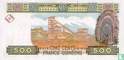 Guinee 500 Francs  - Afbeelding 2
