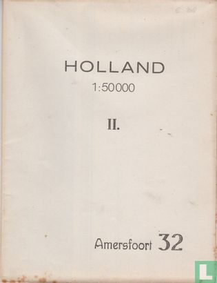 Amersfoort 32, Holland II; Geheime stafkaart - Image 1