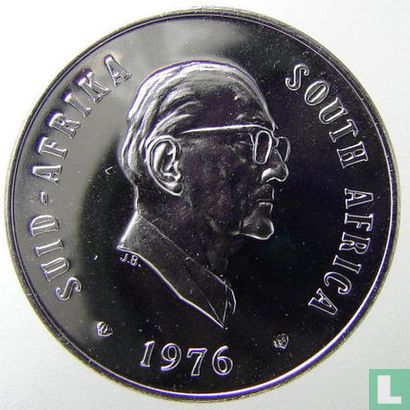 Afrique du Sud 20 cents 1976 "The end of Jacobus Johannes Fouche's presidency" - Image 1