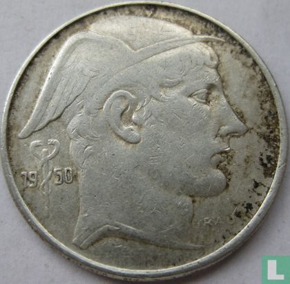 Belgium 20 francs 1950 (FRA - coin alignment) - Image 1
