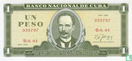 Cuba 1 Peso  - Afbeelding 1